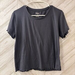 Victoria's Secret Women's Black Short Sleeve Tee
